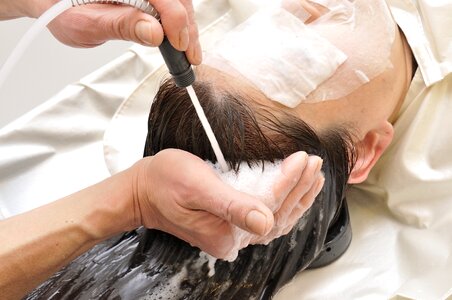 Head spa massage beauty