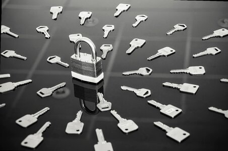 Keys lock photo