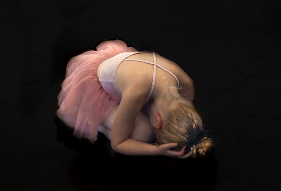 Little girl ballerina