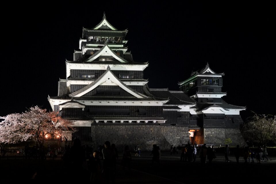 Kumamoto castle night