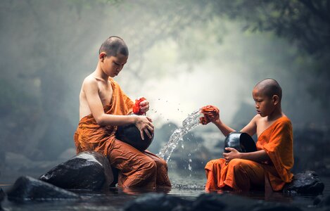 Monk buddhism photo