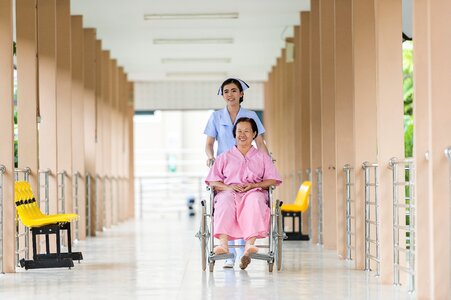 Nurse patient photo