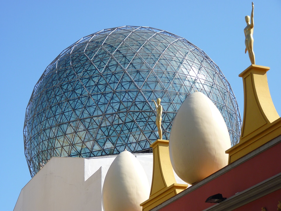 Glass dome museum dalí