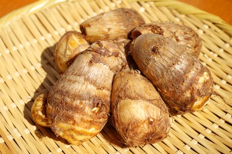 Taro vegetable food