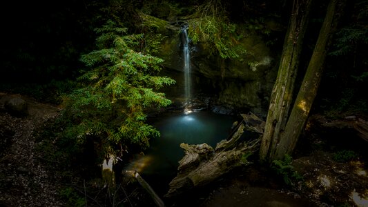 Waterfall boulder creek california