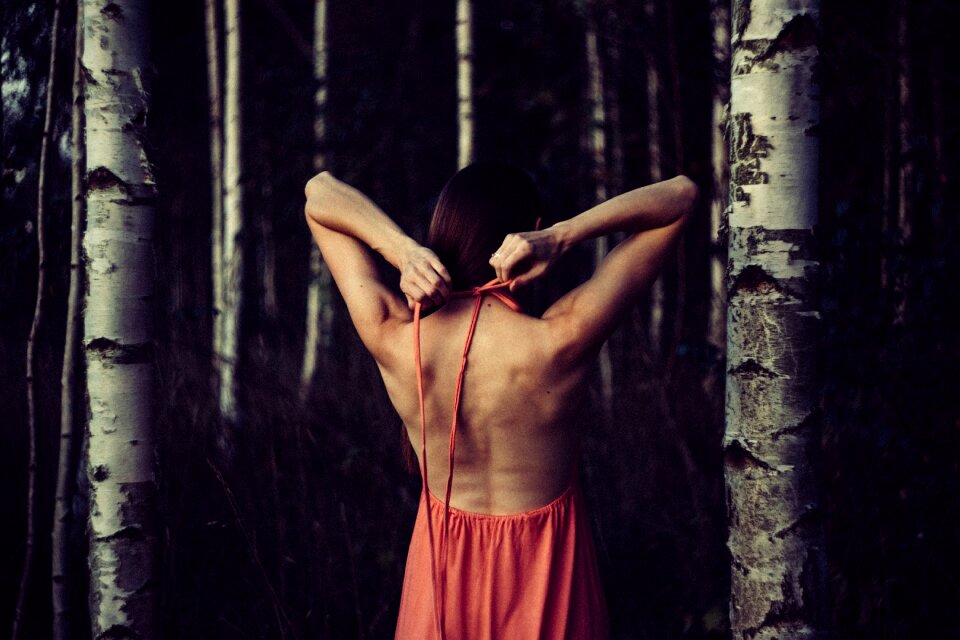Woman back