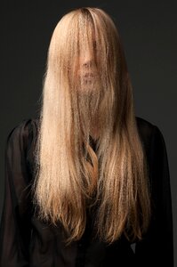 Woman girl hair photo