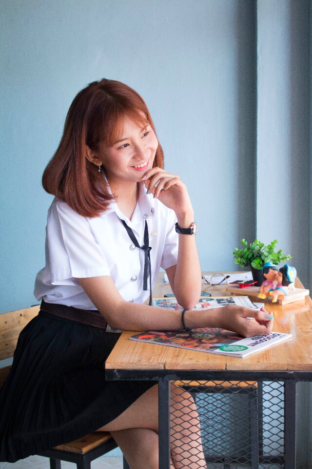 Woman girl student