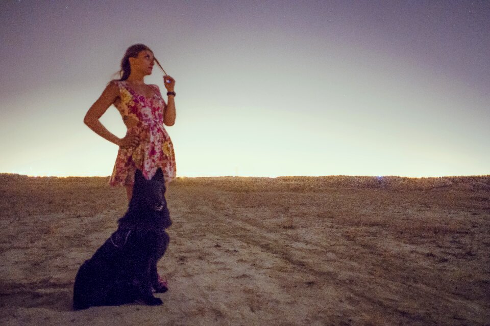 Woman girl wilderness
