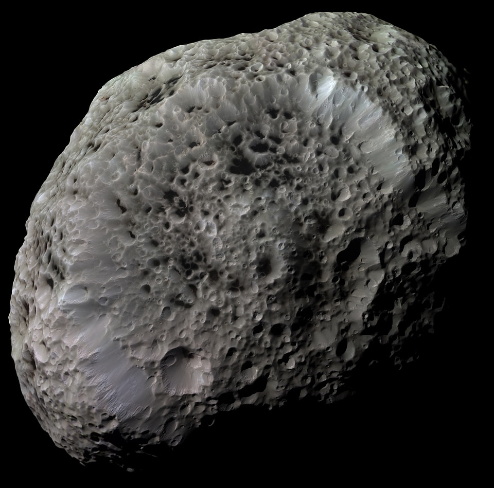 Shooting star hyperion false color