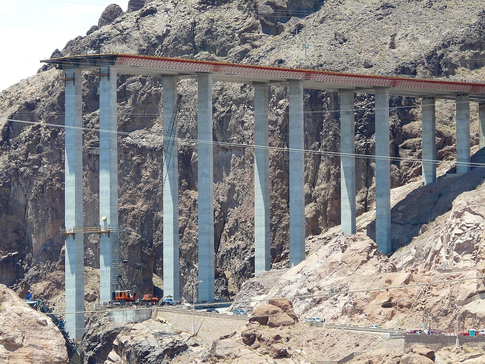 Bridge building unfinished imperfect