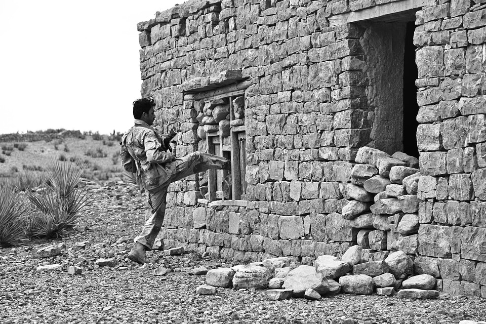 Kick invasion soldier