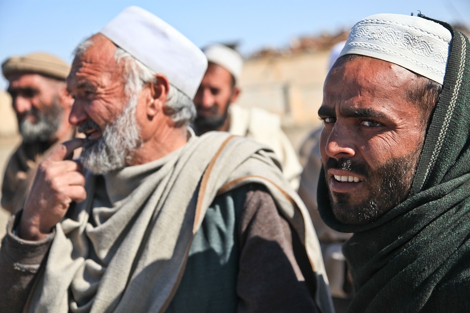 Portrait muslim bear