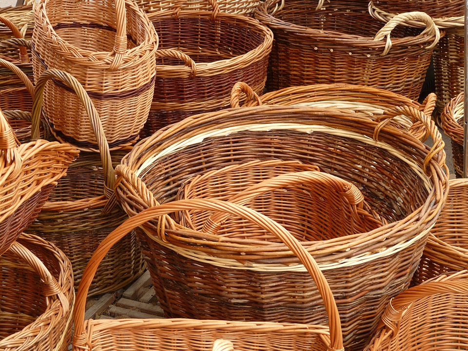 Willow braided material craft