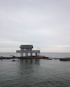 Building dock fishing photo