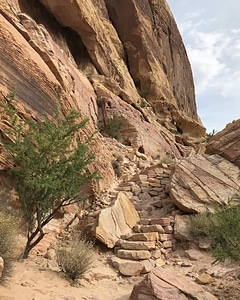 Archaeology cliff ground