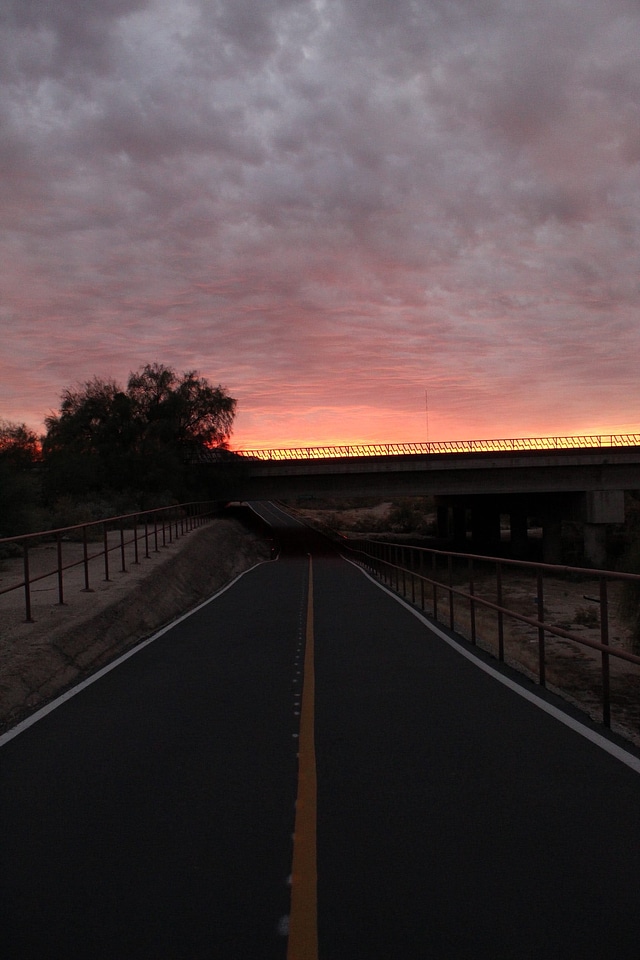 Asphalt bridge building photo