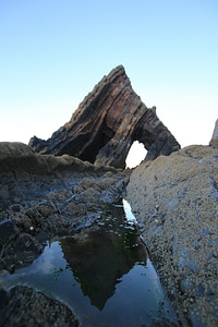 Arch cave coast photo