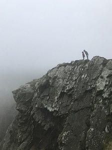 Cliff fog foggy