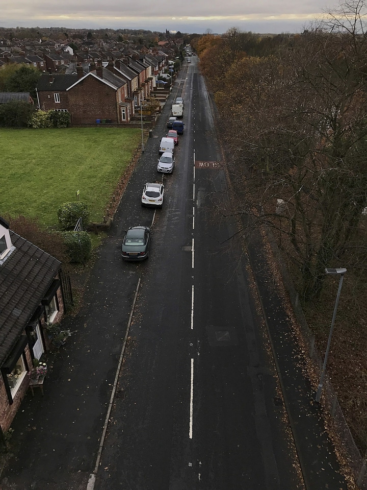 Aerial architecture asphalt