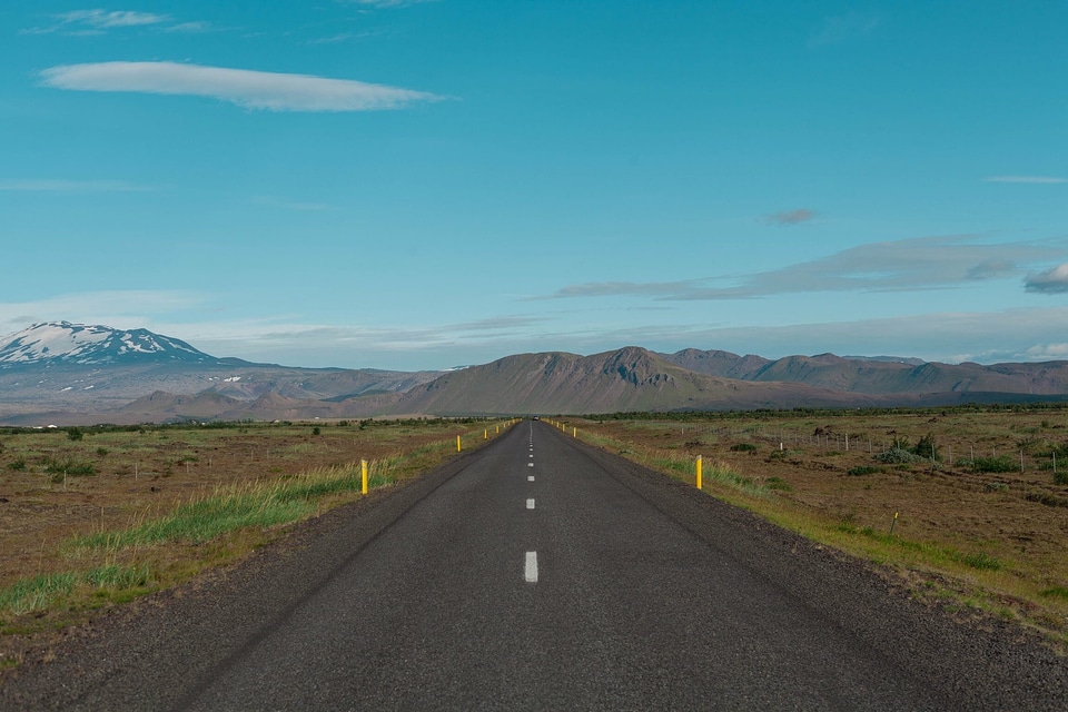 Asphalt freeway highway