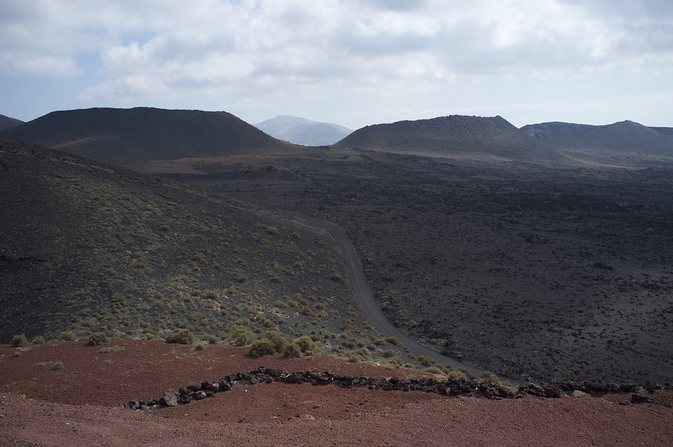 Countryside desert dirt