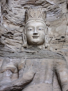Buddha statue yungang grottoes