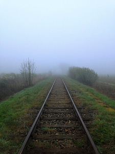 Blue fog foggy photo