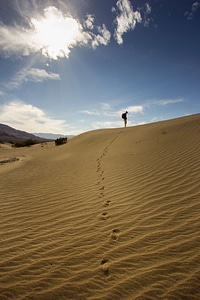 Brown desert dune photo