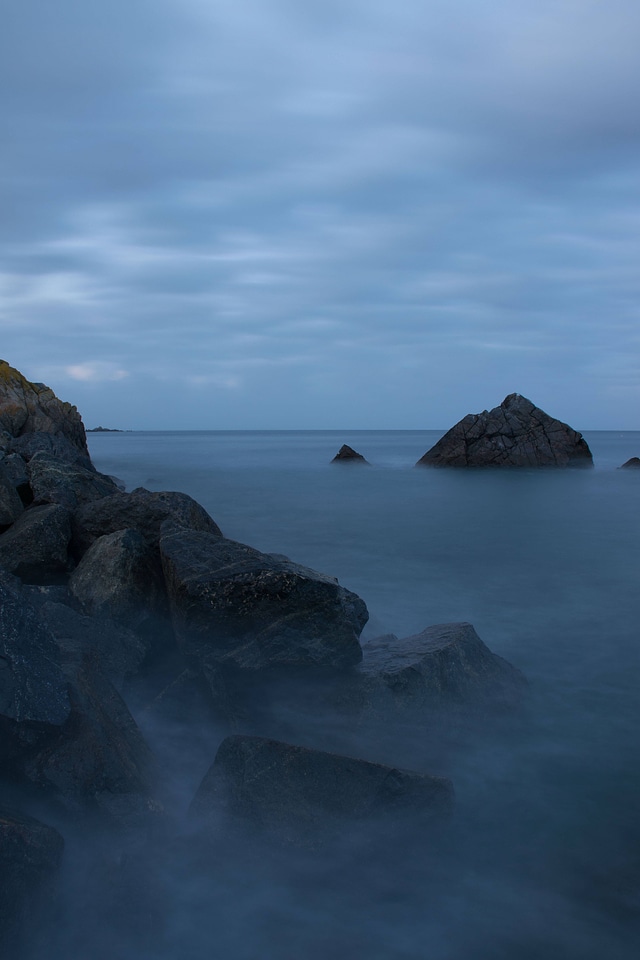 Beach blue coast photo