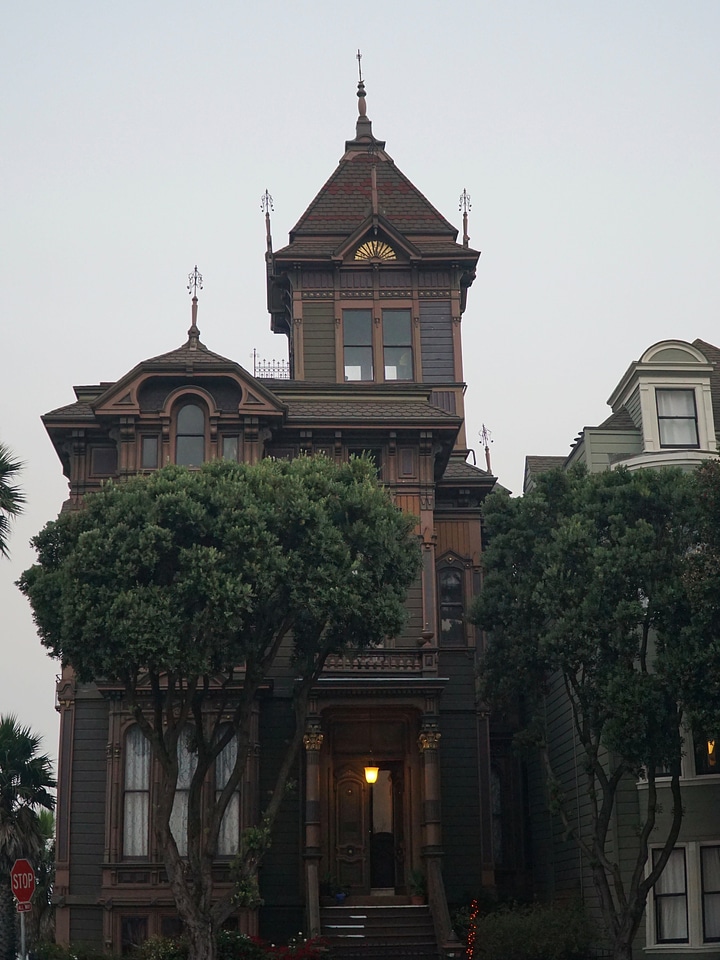 Architecture building clock tower photo