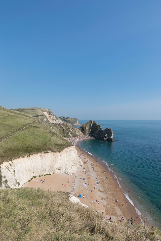 Arch beach blue photo