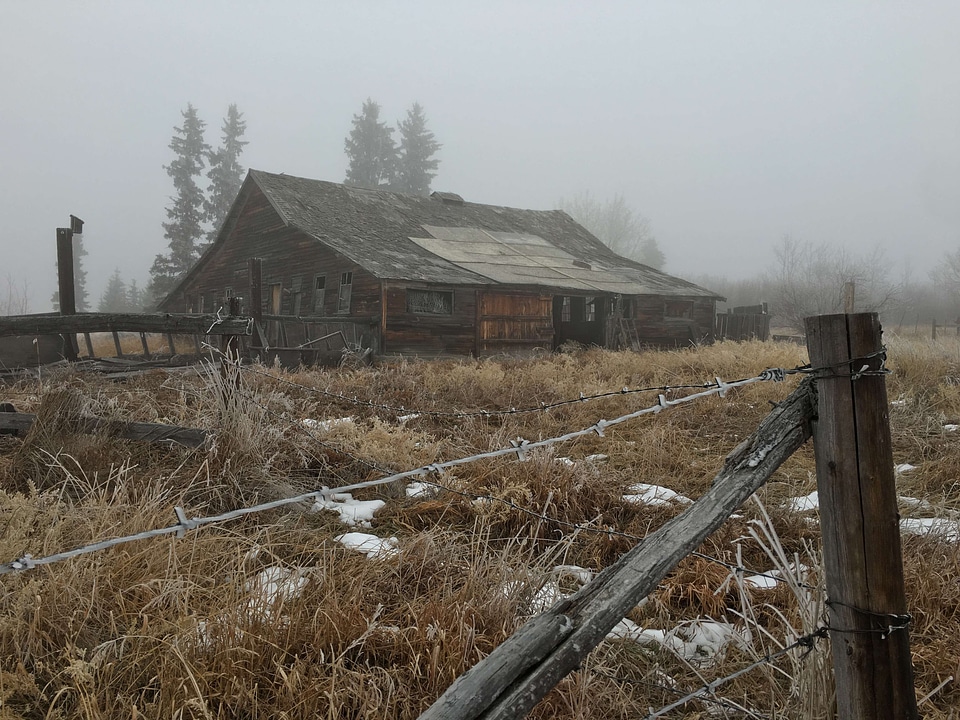Architecture barn brown