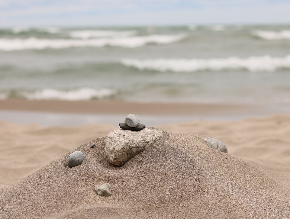 Beach closeup coast