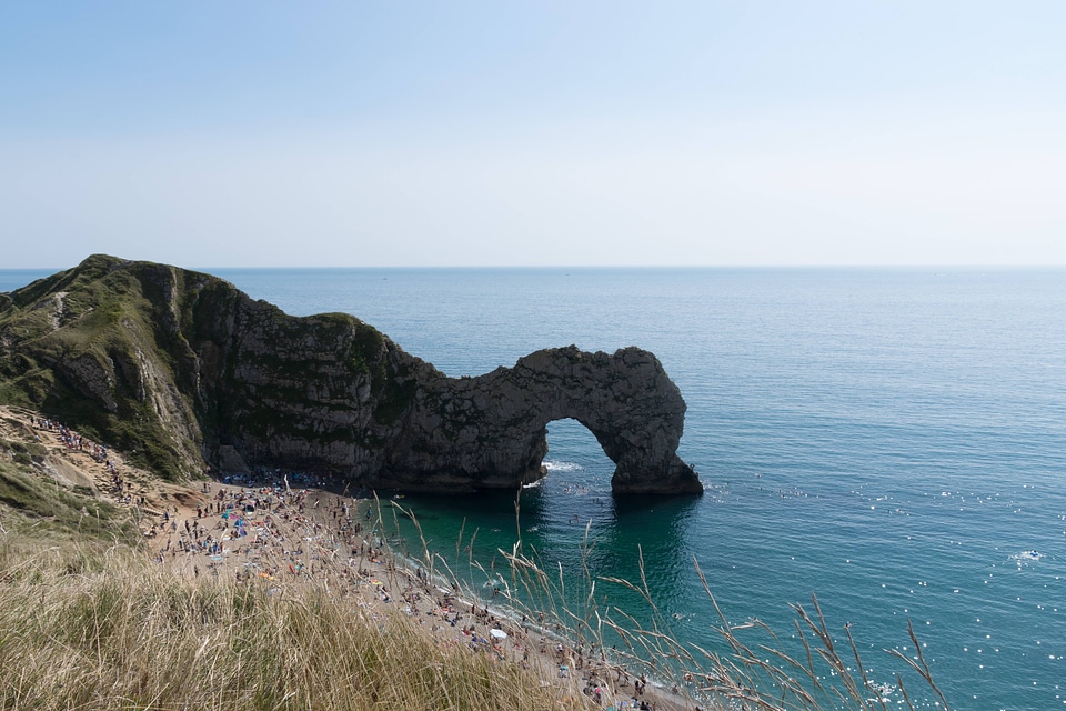 Arch arches blue photo