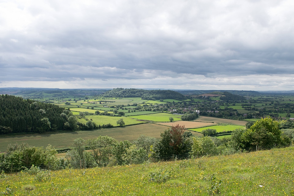 Countryside farm farmland