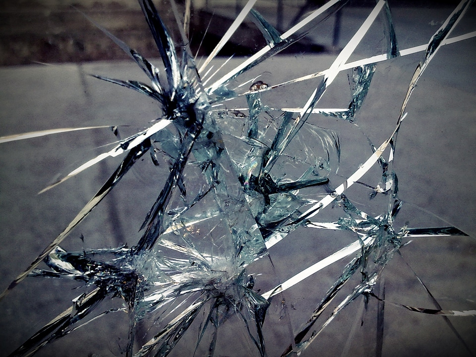 Cracks texture broken glass