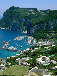Capri sea coast photo