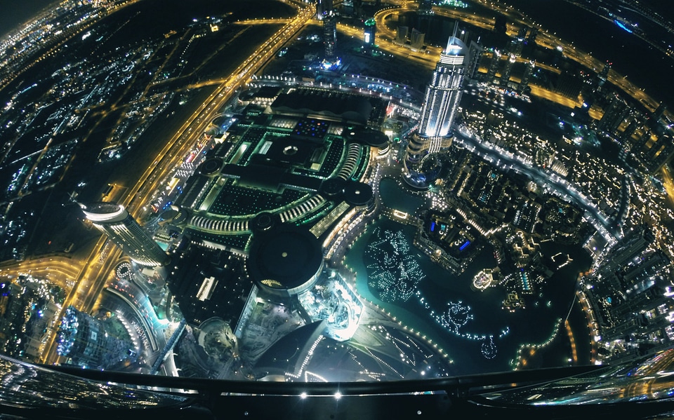 6 At the top of burj khalifa