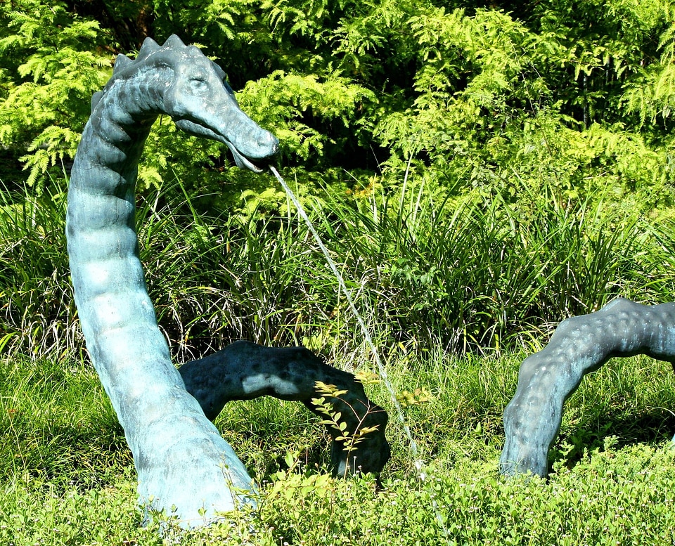 Garden mythical creature