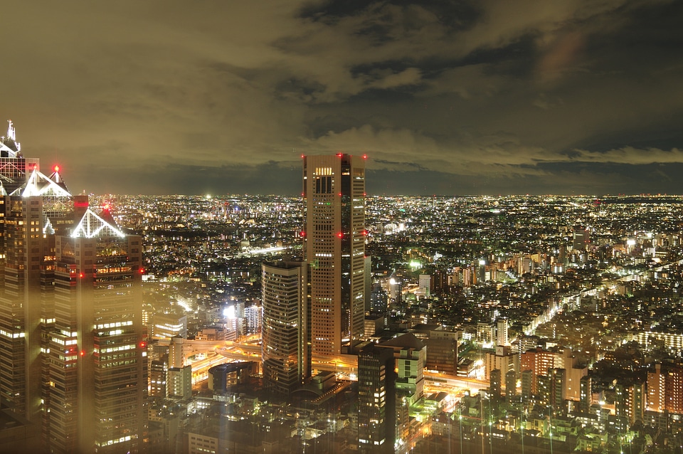 3 Night view in Tokyo