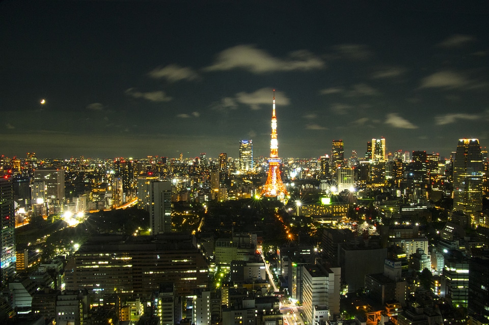 6 Night view in Tokyo