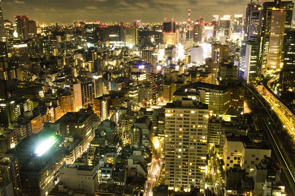 1 Night view of Tokyo