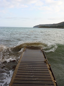 Wave water anlegstelle