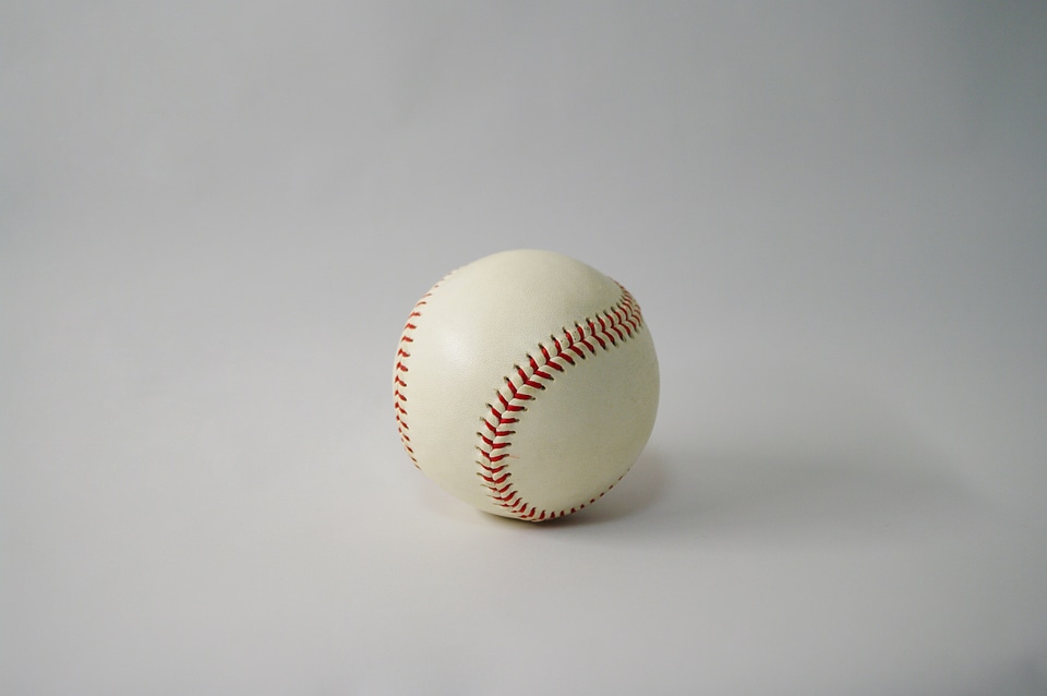 7 A ball used in playing baseball