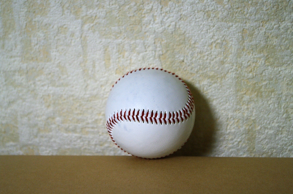 2 A ball used in playing baseball