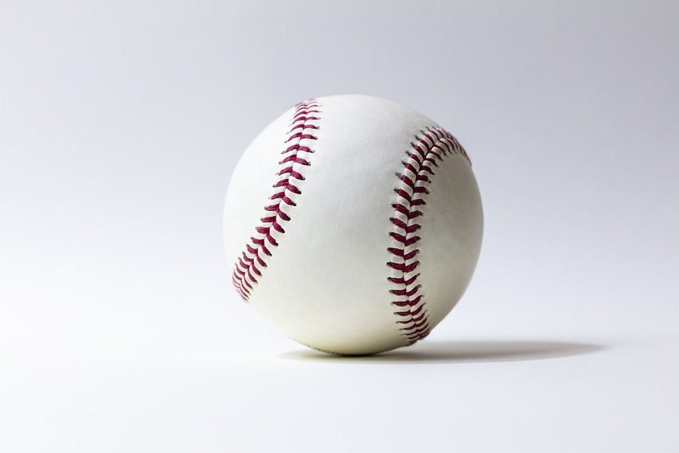 A ball used in playing baseballa