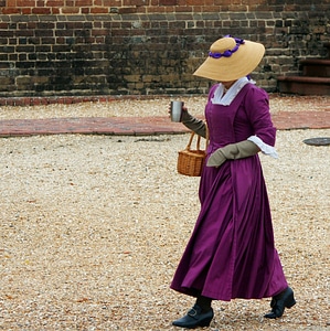 18th century dress female clothing attire photo