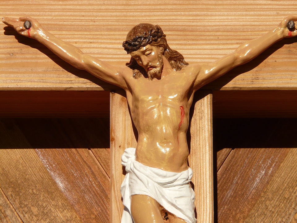Wooden cross faith god