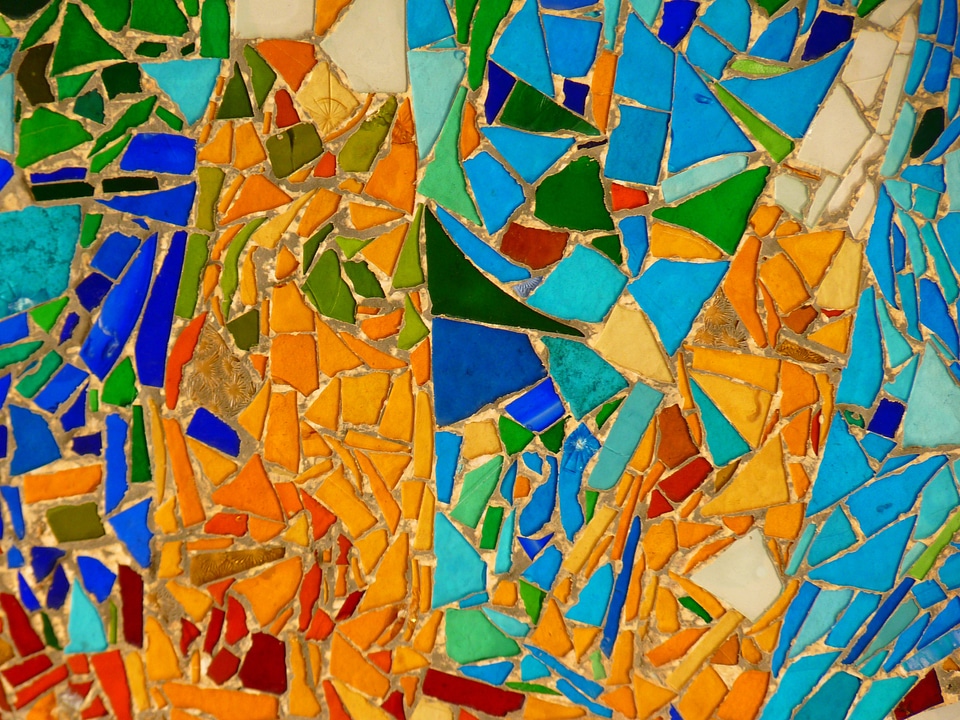 Gaudí mosaic barcelona